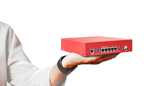 WatchGuard Firebox T125 with 5 Year Standard Support - Tabletop Firewall, 1x 2.5Gb + 4X 1Gb Ports, High-Speed Security for Branch Offices (WGT125005)