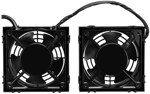Tripp Lite Wall-Mount Roof Fan Kit, 2 High-Performance Fans, 120V, 210 CFM, 5-15P Plug, 2-Year Warranty (SRFANWM)
