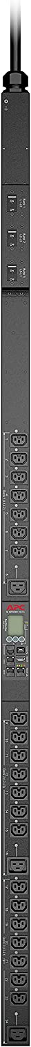 APC NetShelter Switched Rack PDU, 9000 Series, APDU9965, 0U Vertical, 208V, 30A, 3Phase, Input Plug L21-30P, 9.8' Cord