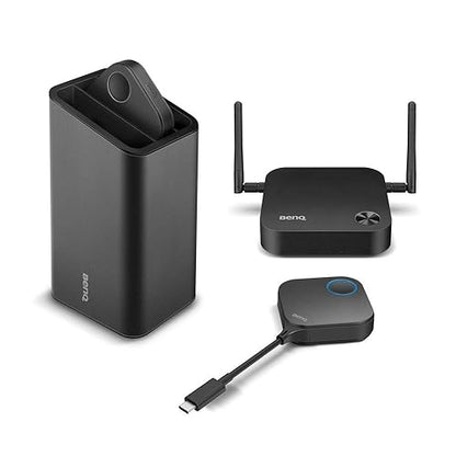 BenQ WDC10C InstaShow USB-C Thunderbolt 3 Button Kit for Wireless Presentation Systems, 2 USB-C Buttons and Tabletop Holder w/ USB-C Connector
