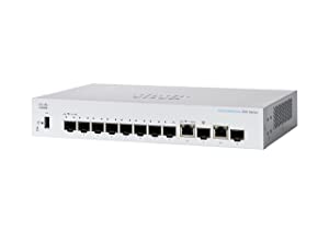 Cisco Business CBS350-8S-E-2G Managed Switch | 8 Port 1G SFP | 2x1G Combo | Limited Lifetime Hardware Warranty (CBS350-8S-E-2G-NA) 8-port 1G SFP / 2 x GE uplinks / External Power Supply