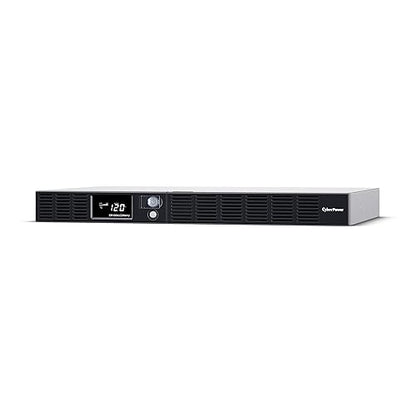CyberPower OR1000LCDRM1U Smart App LCD UPS System, 1000VA/600W, 6 Outlets, AVR, 1U Rackmount 1000VA UPS System