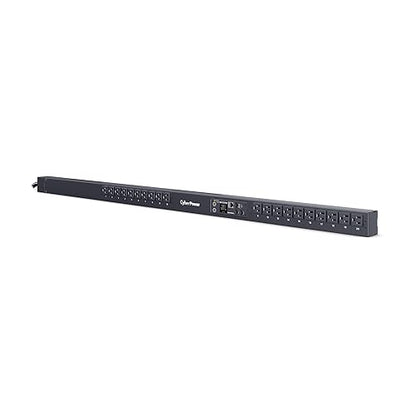 CyberPower PDU31116 Monitored PDU, 100-120V, 15A (Derated to 12A), 20 Outlets, 0U Rackmount
