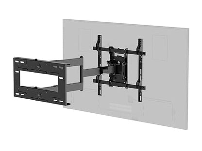 Monoprice Portrait and Landscape 360 Full-Motion Articulating TV Wall Mount for TVs 40in to 75in, Weight Capacity 110 lbs, Extension 3.3in to 31.5in, VESA Patterns Up to 400x400 - Commercial Series