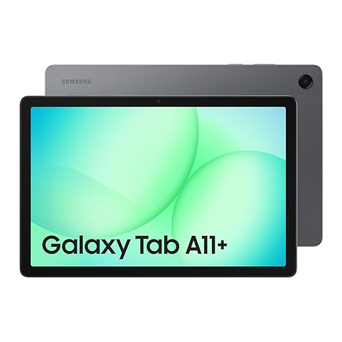 Samsung Galaxy Tab A11+ (CAD Version & Warranty) - Gray 128GB, 11" Android Tablet, External Storage Support, Headphone Jack, 25W Fast Charging 128GB Gray