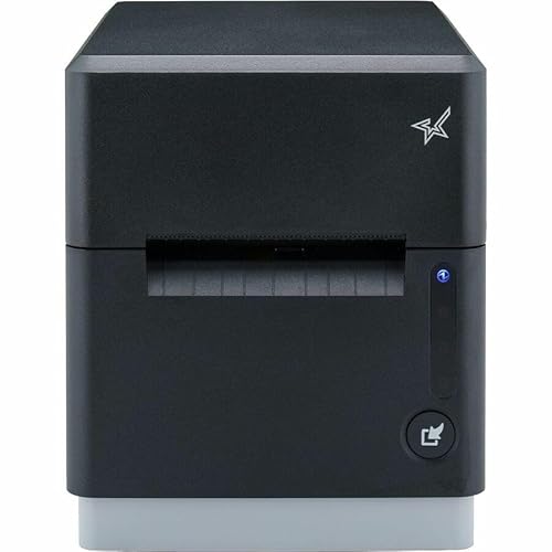 Star Micronics mC-Label3 MCL32CI Direct Thermal Printer - Monochrome - Desktop - Label Print - Ethernet - USB - with Cutter - Black