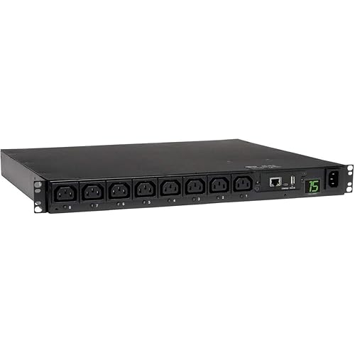 Tripp Lite Eaton 2.5kW Single-Phase 208/230V Switched PDU - LX Platform, 8 C13 Outlets, C14 Input 2m Cord, 1U Rack-Mount, TAA - 8 x IEC 320 EN 60320 C13 - 1U Rack-mountable
