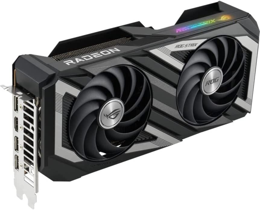ASUS ROG Strix AMD Radeon RX 6650 XT OC Edition Gaming Graphics Card (AMD RDNA 2, PCIe 4.0, 8GB GDDR6, HDMI 2.1, DisplayPort 1.4a, Axial-tech Fan Design, Super Alloy Power II, GPU Tweak II) Graphic Card