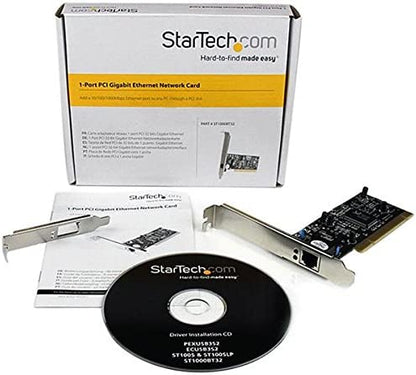 StarTech.com 1 Port PCI 10/100/1000 32 Bit Gigabit Ethernet Network Adapter Card