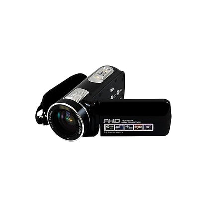 HamiltonBuhl HDV17BK ActionPro FHD Digital Video Camera 24MP, 2.7-Inch TFT-LCD Screen with 270 Angle Rotation, 18x Digital Zoom (Black)