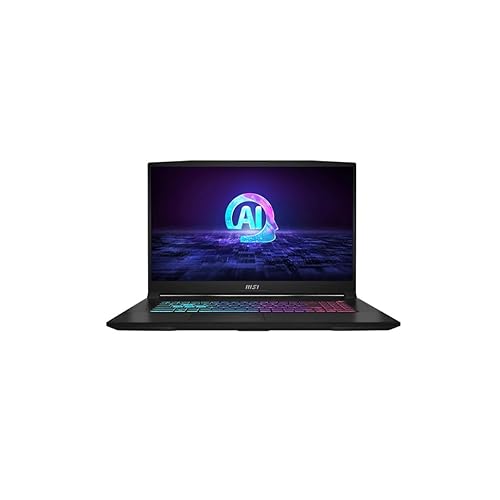 MSI Katana A17 AI B8VG-895US 17.3" Full HD 144Hz Gaming Laptop, AMD Ryzen 9 8945HS 4GHz, 32GB RAM, 1TB SSD, NVIDIA GeForce RTX 4060 8GB, Windows 11 Pro, Black