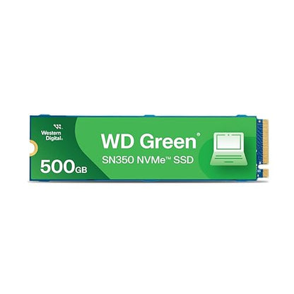 Western Digital 500GB WD Green SN350 NVMe Internal SSD Solid State Drive - Gen3 PCIe, M.2 2280, Up to 2,400 MB/s - WDS500G2G0C