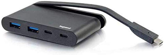 C2g/ cables to go C2G Docking Station, USB-C Hub with USB-A, USB-C and Power Delivery, Compatible with USB-C &amp; Thunderbolt 3 Laptops, Black, Cables to Go 26914