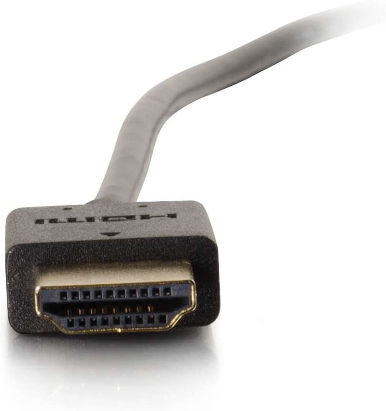 C2g/ cables to go C2G 41362 Ultra Flexible High Speed HDMI Cable with Low Profile Connectors, Black (2 Feet, 0.60 Meters) 2ft