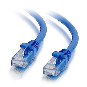 C2g/ cables to go C2G / Cables to Go 00702 Cat6a Snagless Unshielded (UTP) Network Patch Cable, Blue (20 Feet/6.09 Meters) 20 Feet Blue
