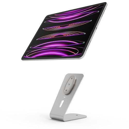 Maclocks Hover Tab Universal Security Display Stand for Tablets and Smartphones, Silver