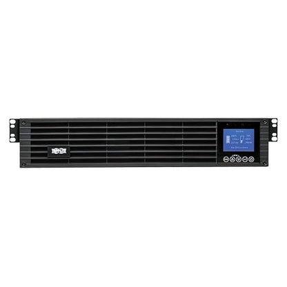 Tripp Lite Smart 1000VA Double-Conversion UPS, 900W 208/230V, 6 C13 Outlets, Pure Sine Wave, Network Card Option, USB & DB9, 2U Rackmount, 2-Year Warranty & $250,000 Insurance (SUINT1000LCD2U)