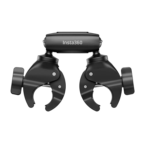 Insta360 Motorcycle Camera Mount, Handlebar Mount, 1/4"-20 Thread, Metal or Hard Plastic