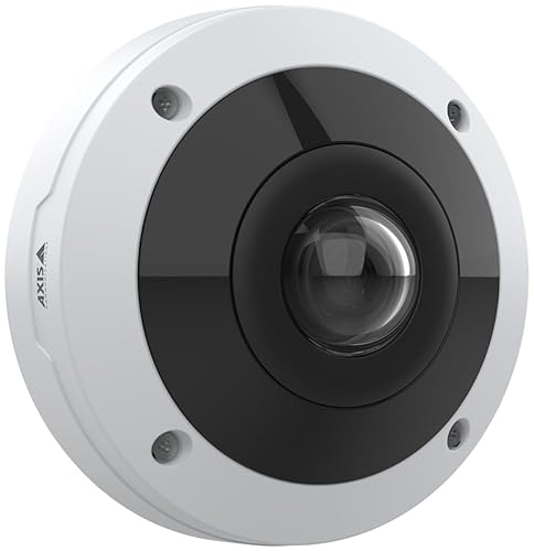 AXIS M4318-PLR 12 Megapixel Outdoor 4K Network Camera - Color - Fisheye - White - TAA Compliant - 49.21 ft Infrared Night Vision - H.264M (MPEG-4 Part 10/AVC), H.264H (MPEG-4 Part 10/AVC), Motion JPEG, Zipstream