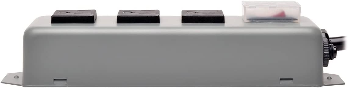 Tripp Lite Waber 3 Outlet Industrial Power Strip, 9' Cord, Metal (3SP9) Black 3 Outlet, 9ft Cord Power Strip