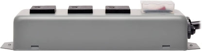 Tripp Lite Waber 3 Outlet Industrial Power Strip, 9' Cord, Metal (3SP9) Black 3 Outlet, 9ft Cord Power Strip