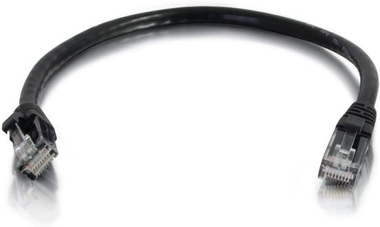 C2G/ Cables To Go 03981 Cat6 Cable - Snagless Unshielded Ethernet Network Patch Cable, Black (2 Feet, 0.60 Meters) UTP 2 Feet/ 0.60 Meters Black