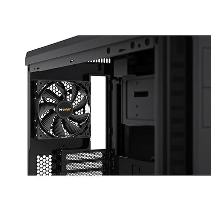 be quiet! Pure Base 600 ATX Midi Tower PC Case| 2 Pre-Installed Silent Wings Fans | Black | BG021
