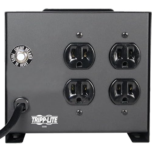 Tripp Lite IS-500 500W Isolation Transformer 4 outlet 6 Feet Cord