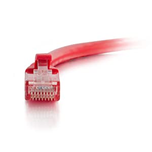 C2g/ cables to go C2G/Cables to Go 00422 Cat5e Snagless Unshielded (UTP) Network Patch Cable, Red (6 Feet/1.82 Meters) Red 6 Feet