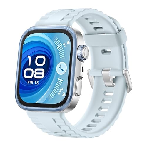 HUAWEI Watch FIT4 Pro Smart Watch, 1.82" Sapphire Screen & Titanium Alloy Bezel, GPS for Outdoor Enthusiasts, Emotional Wellbeing Assistant, up to 10-Day Battery Life, iOS & Android Compatible, Blue Blue FIT 4 Pro