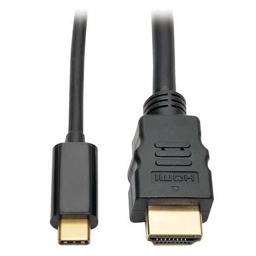 Tripp Lite USB C to HDMI Adapter Cable Converter UHD Ultra High Definition 4K x 2K @ 30Hz M/M Thunderbolt 3 Compatible, USB Type C, USB-C, USB Type-C 3ft 3' (U444-003-H) 3ft. HDMI