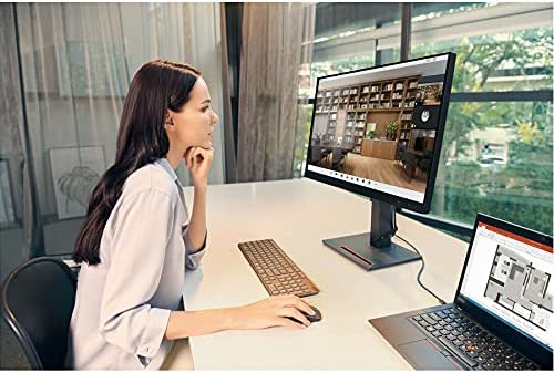 Lenovo ThinkVision T27h-2L 27" WQHD WLED LCD Monitor - 16:9 - Raven Black - 27" Class - in-Plane Switching (IPS) Technology - 2560 x 1440-16.7 Million Colors - 350 Nit Typical - 4 ms Extre