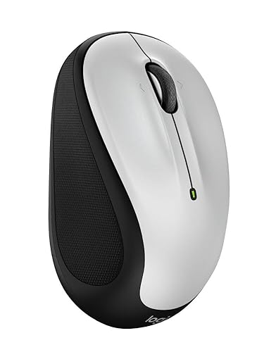 Logitech M325S Wireless Mouse, 2.4 GHz with USB Receiver, 1000 DPI Optical Tracking, 18-Month Life Battery, PC/Mac/Laptop/Chromebook - Pale Grey 2025 Pale Grey