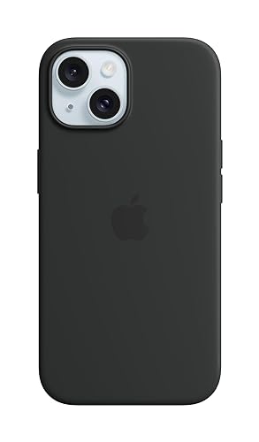 Apple iPhone 15 Silicone Case with MagSafe - Black ??????? Silicone Black