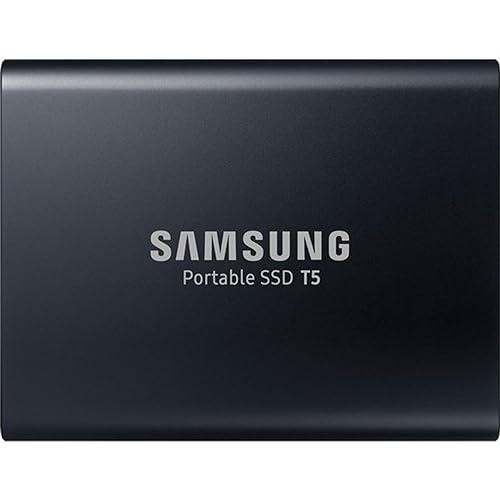 SAMSUNG T5 Portable SSD 1TB - Up to 540MB/s - USB 3.1 External Solid State Drive, Black (MU-PA1T0B/AM) Black 1 TB Single