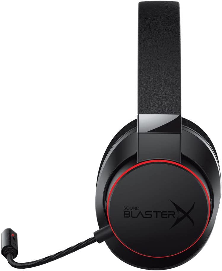 Creative Sound BlasterX H6 USB Gaming Headset with 7.1 Virtual Surround Sound, Memory Foam Fabric Earpads, Hardware EQ Modes, Ambient Monitoring and RGB Lighting for PS4, Xbox One, Nintendo Switch, and PC