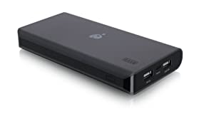 IOGEAR GMP16K GearPower 16000mAh Capacity Mobile Power Station 16,000mAh Black