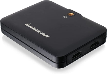 IOGEAR Upstream Mobile Capture Adapter 4K Input, 1080p Capture, Mobile Capture,USB-C and A Host Support Video Output, 1/4" Mounting Screw, UVC Support,OBS &amp; Camerafi Support, PD Passthrough (GUV302P)