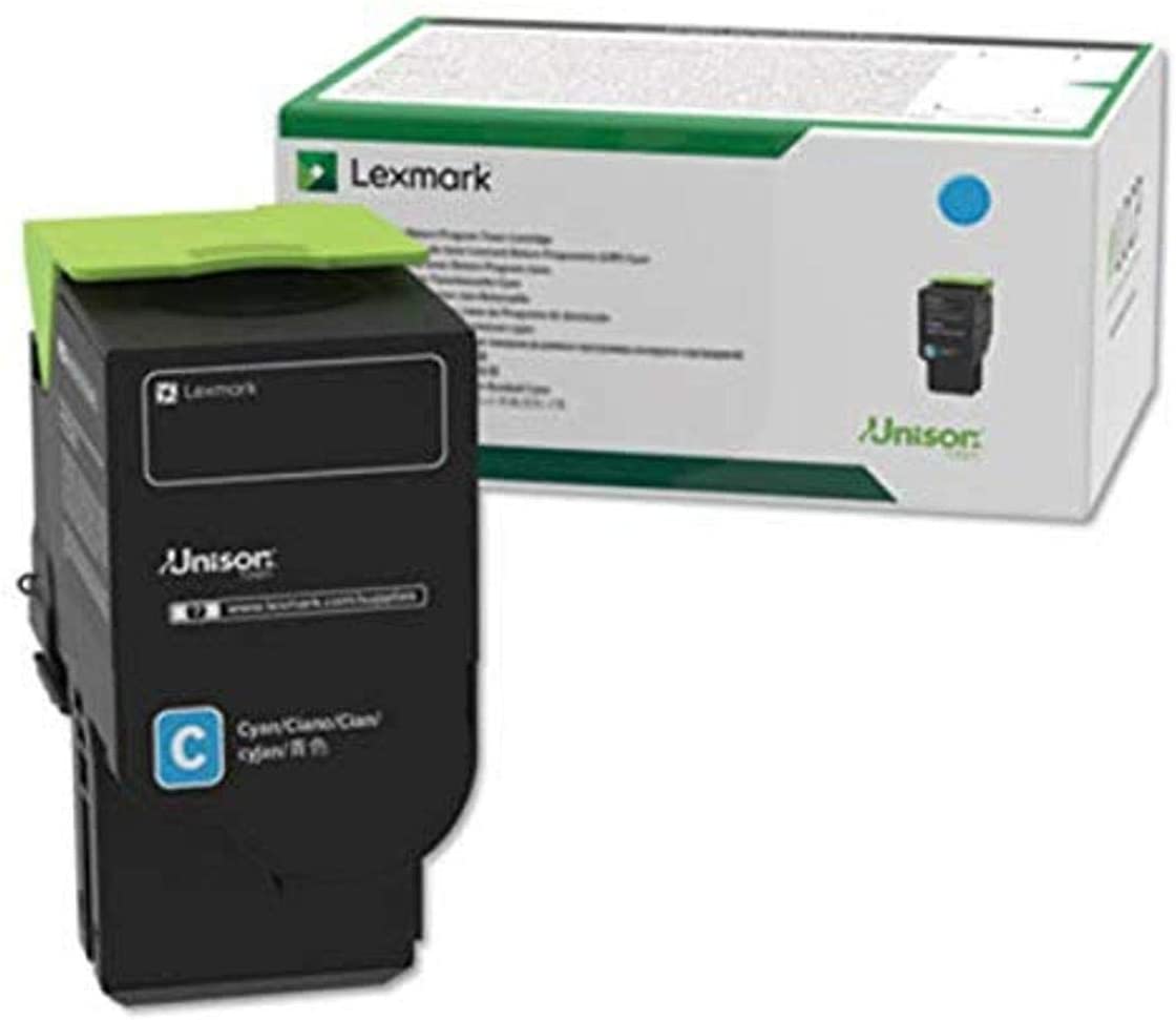Lexmark C241XC0 Cyan Extra High Yield Return Program Cartridge Toner, Grey