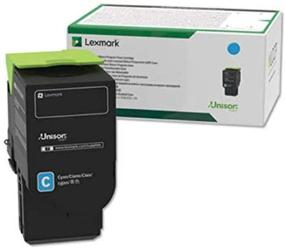 Lexmark C241XC0 Cyan Extra High Yield Return Program Cartridge Toner, Grey