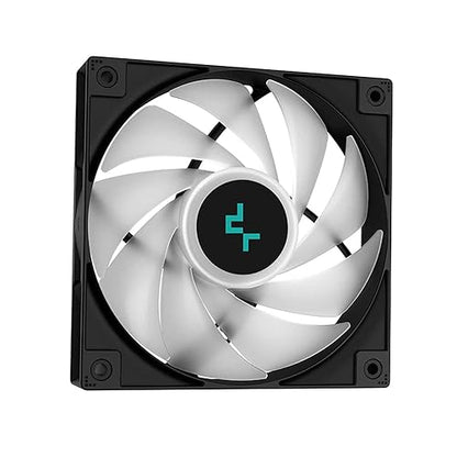 DeepCool LS720 SE Liquid Cooler 360mm 4th Gen Dual-Chamber Pump 3100RPM 300w TDP AIO Cooler Anti-Leak Tech with ARGB Fans CPU Water Cooler Narrow Frame Infinity Mirror Block Black 360mm Black