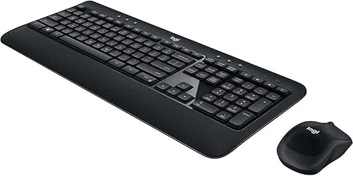 Logitech - MK540 Full-size Advanced Wireless Membrane Keyboard and Mouse Combo for PC - Black