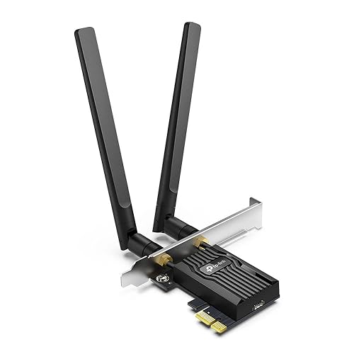 TP-Link WiFi 6 AX3000 PCIe WiFi Card Archer TX55E - Bluetooth 5.2, 802.11AX Dual Band Wireless Adapter with MU-MIMO, OFDMA, Ultra-Low Latency, Supports Windows 11, 10 (64bit) only AX3000 + Bluetooth