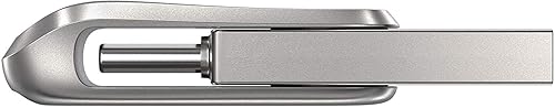 SanDisk 128GB Ultra Dual Drive Luxe USB Type-C - SDDDC4-128G-G46 128GBG Up to 150 MB/s Silver