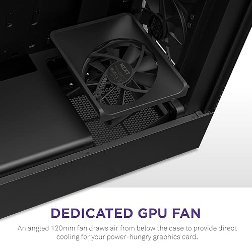 NZXT H5 Elite Compact ATX Mid-Tower PC Gaming Case – Built-in RGB Lighting – Tempered Glass Front and Side Panels – Cable Management – 2 x 140mm RGB Fans Included – 280mm Radiator Support – Black