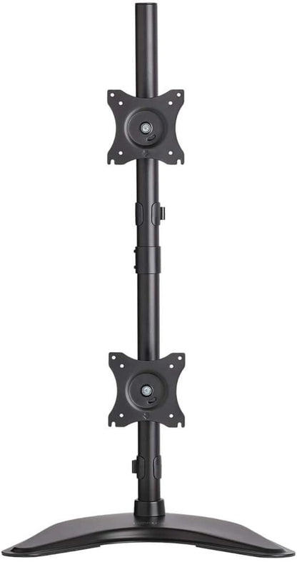 Tripp Lite Dual Monitor Mount Stand/Clamp, Vertical, Swivel &amp; Tilt, 15-27 Inch, Flat Screen Display, Desktop Mount, Black (DDR1527SDC) Dual 15-27"