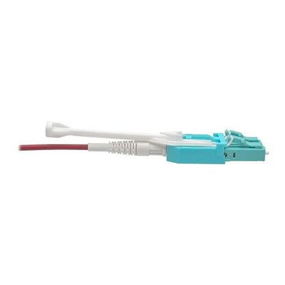 Tripp Lite 6M 10Gb Duplex Multimode Fiber Patch Cable 50/125 OM4 LC/LC LSZH Magenta Push Pull Tabs (N821-06M-MG-T)