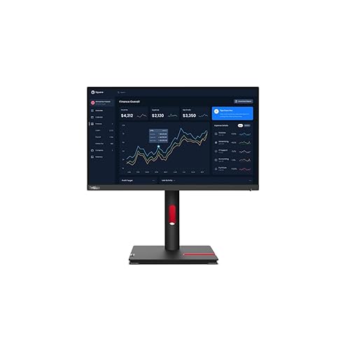 Lenovo ThinkVision T22i-30 21.5 Full HD WLED LCD Monitor - 16:9 - Raven Black
