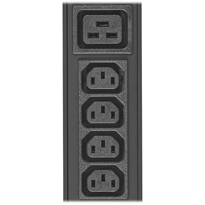 TRIPP LITE PDU Basic 32 C13 6 C19 3.3/3.8kW 208/240V L6-20P 10ft Cord 0URM (PDUV20HVL6-72), Black