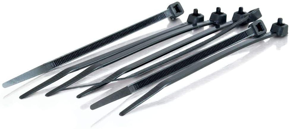 C2g/ cables to go C2G 43036 4 Inch Cable Tie Multipack (100 Pack) TAA Compliant, Black Black Pack of 100 4 Inch Cable Ties